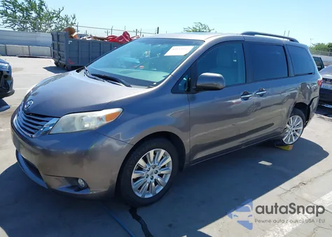 2015 Toyota Sienna Xle 7 Passenger из США, поврежденный, VIN 5TDDK3DC2FS119742